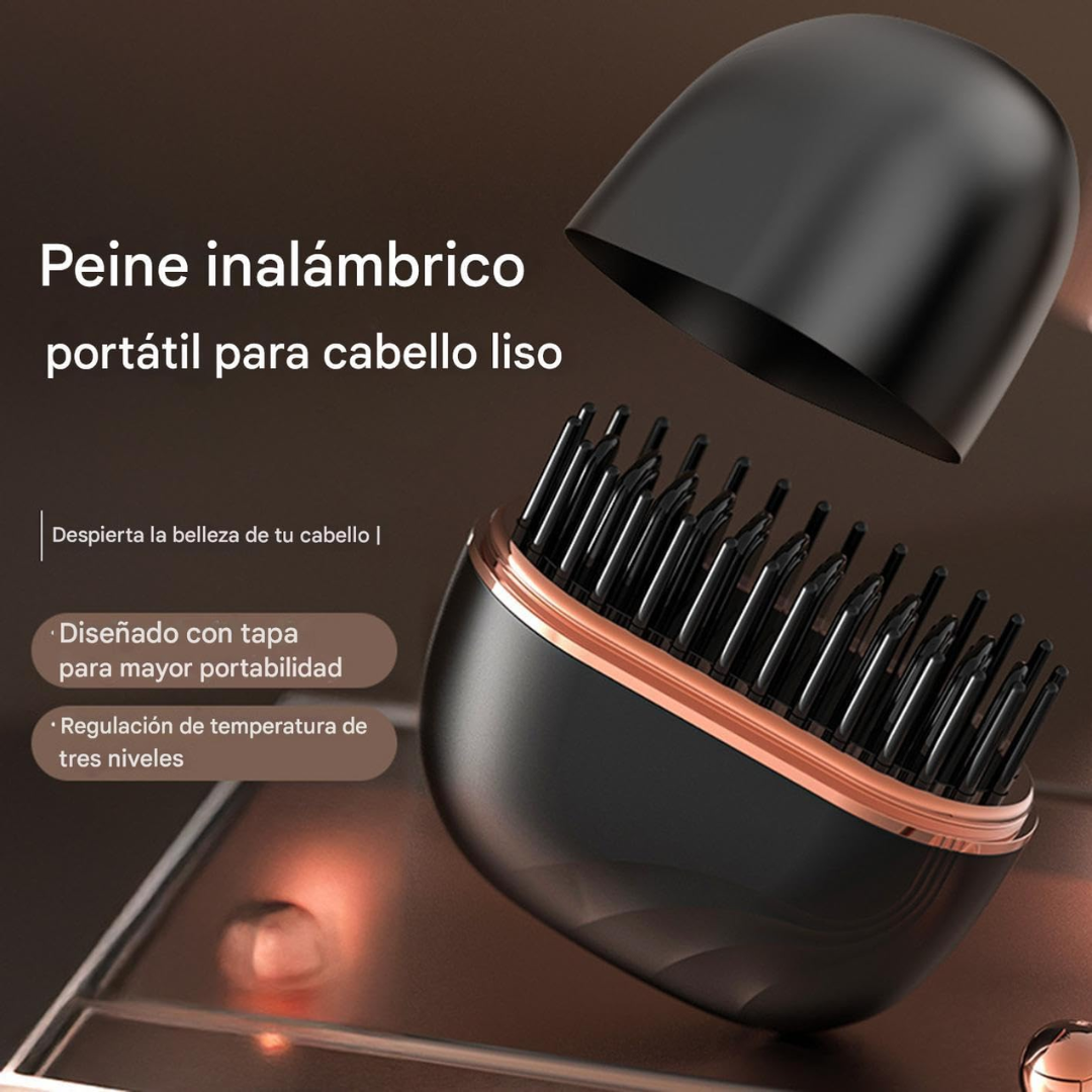 Mini Alisador de Pelo Inalámbrico
