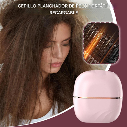 Mini Alisador de Pelo Inalámbrico