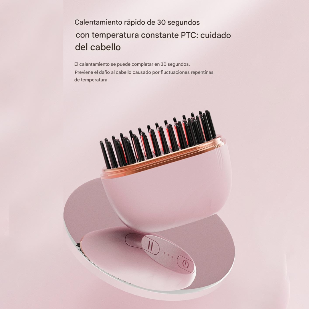 Mini Alisador de Pelo Inalámbrico